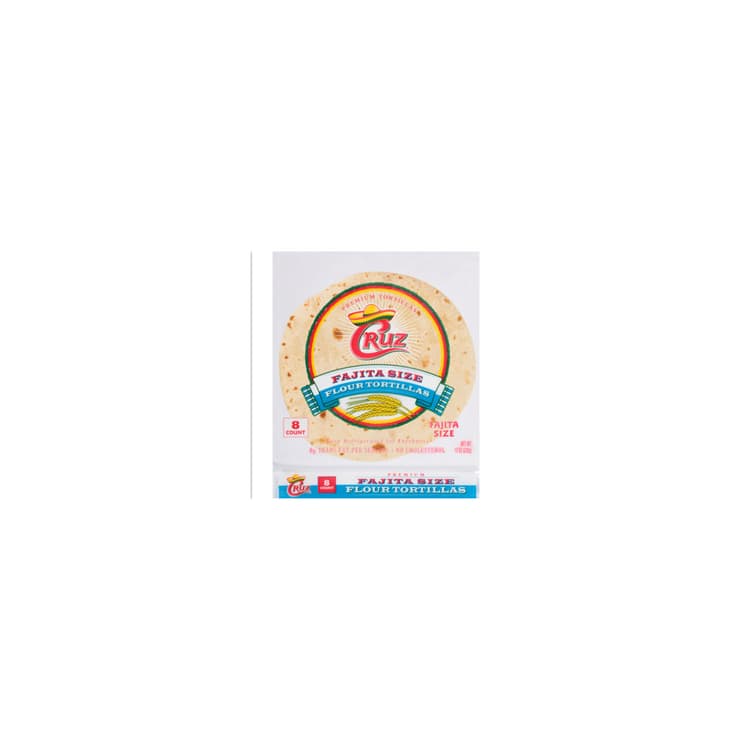Cruz Fajita Size Flour Tortillas Bag