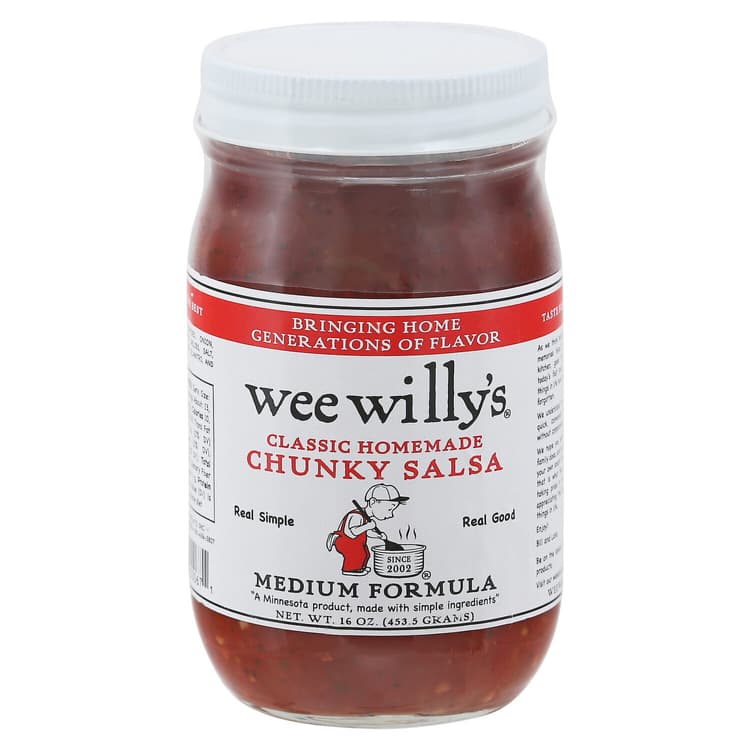 Wee Willy'S Chunky Salsa, Medium Formula