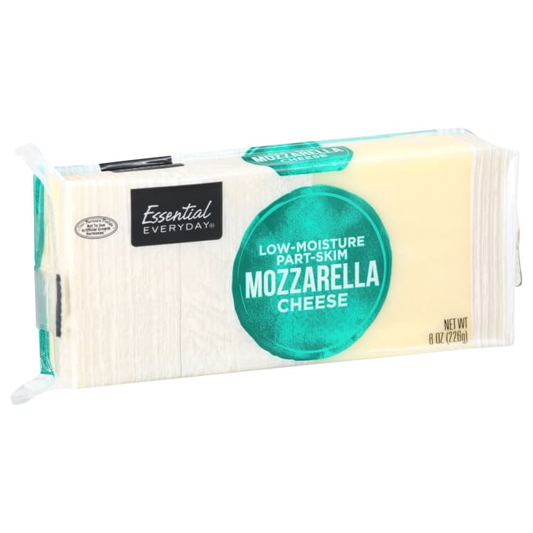 Essential Everyday Cheese, Part Skim, Mozzarella, Low Moisture
