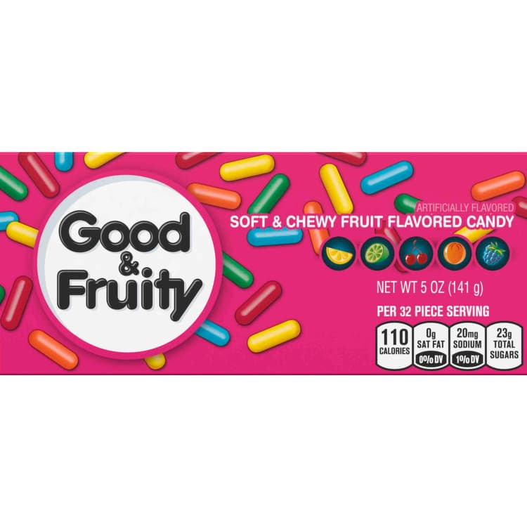Good & Fruity Good & Fruity Soft & Chewy Fruit Flavored Candy