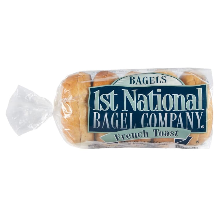 1St National Bagel Company Bagels, French Toast, Pre Sliced