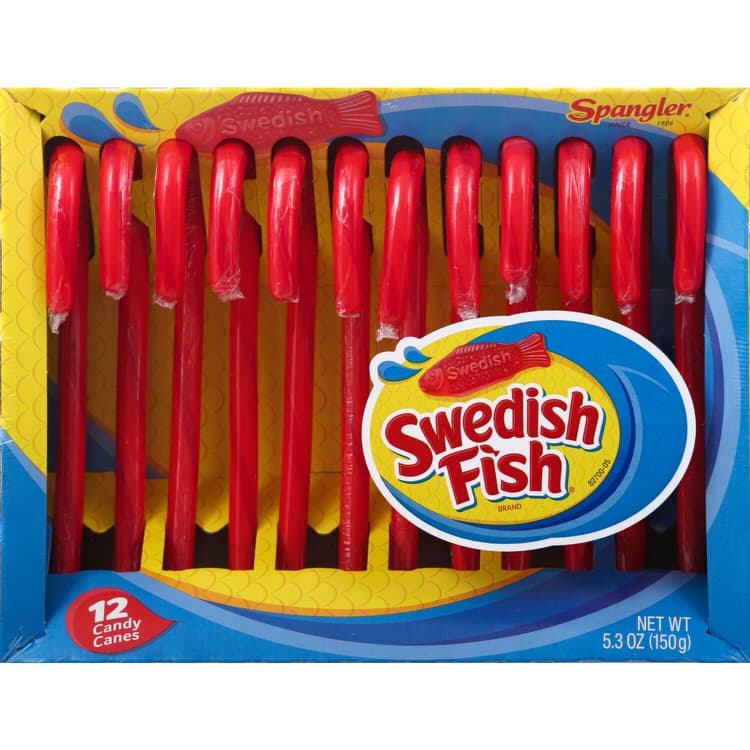 Swedish Fish Candy Canes