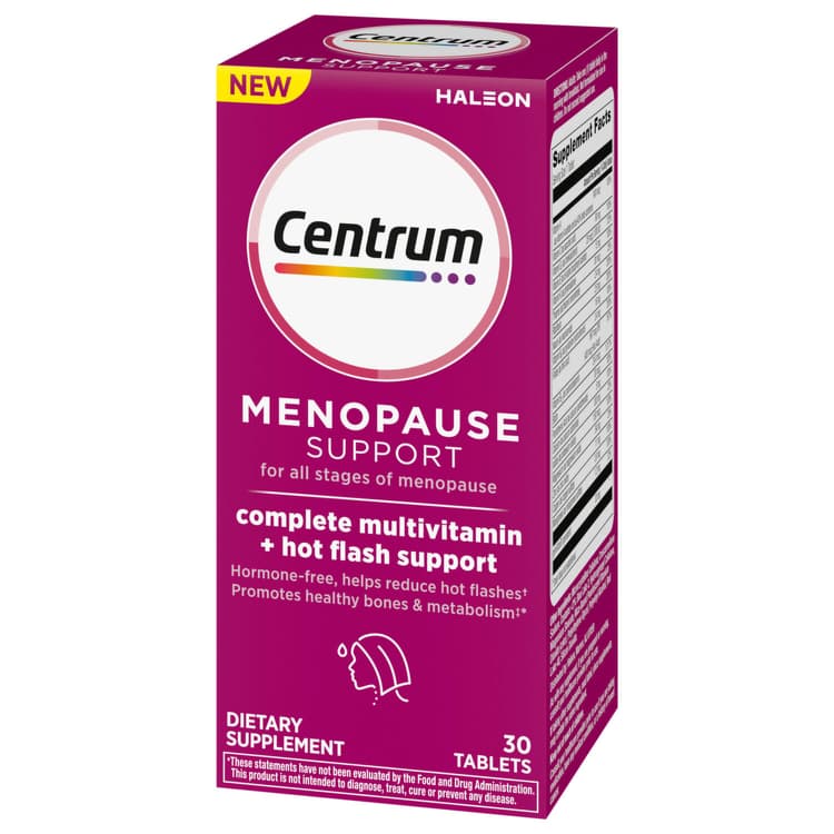 Centrum Menopause Support Complete Multivitamin + Hot Flash Support Dietary Supplement