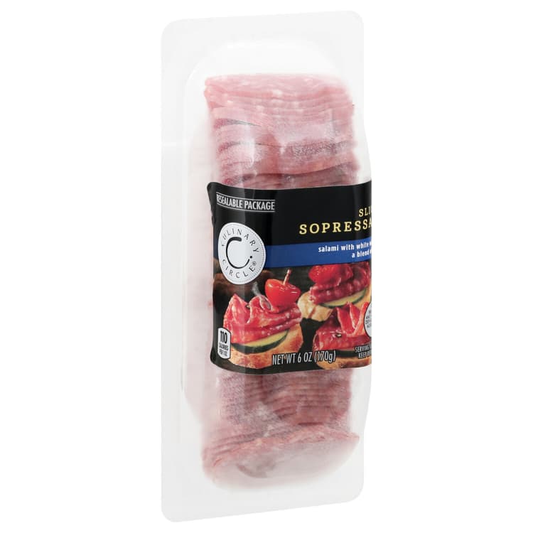 Culinary Circle Sopressata, Sliced