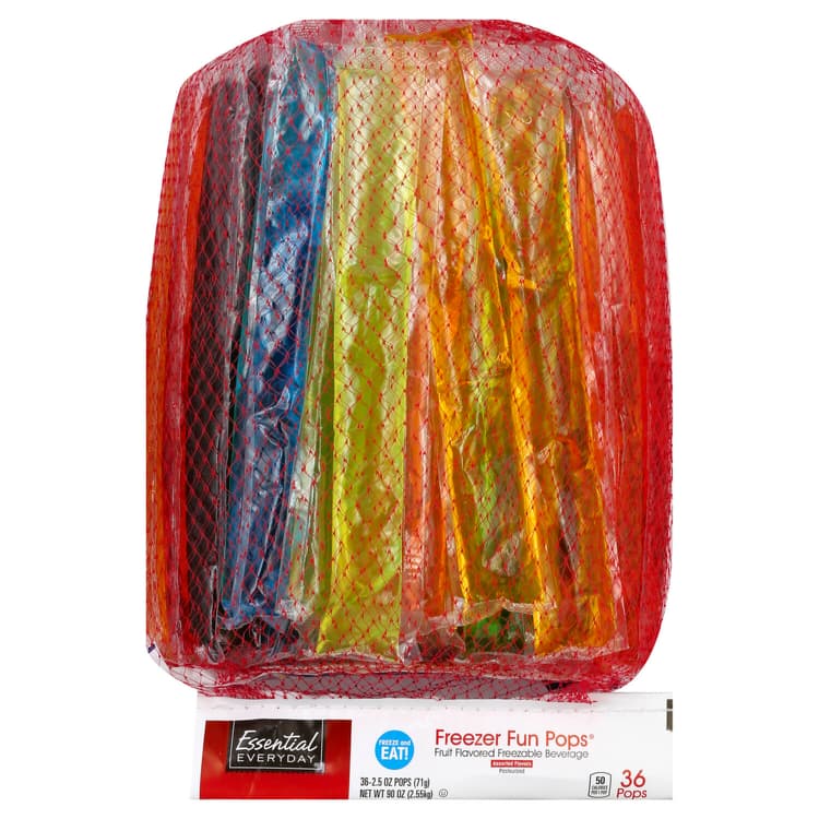 Essential Everyday Fun Pops, Freezer, Assorted Flavors
