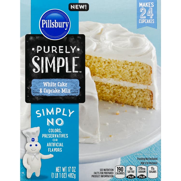 Pillsbury Cake & Cupcake Mix, White