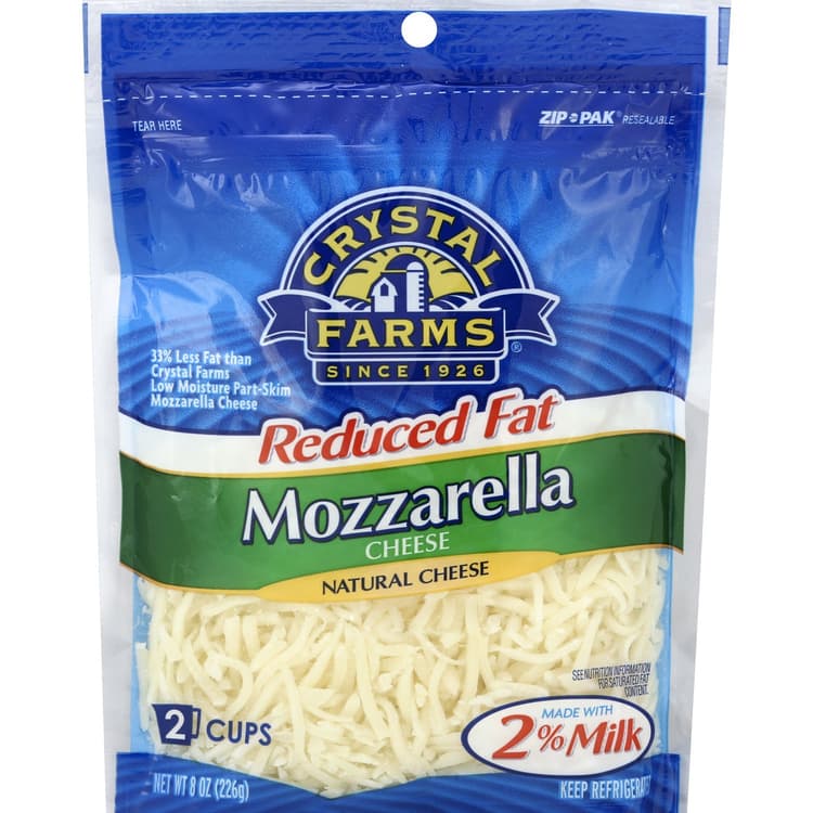 Crystal Farms Shredded Reduced Fat Mozzarella