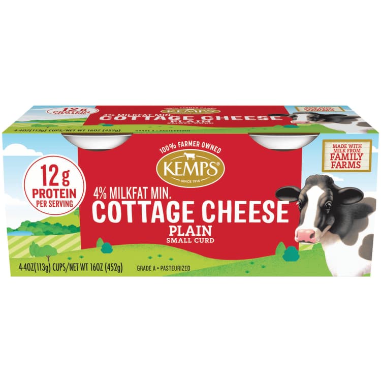 Kemps 4% Small Curd Cottage Cheese