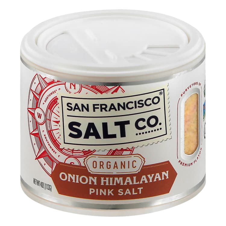 San Francisco Salt Co. Pink Salt, Organic, Onion Himalayan