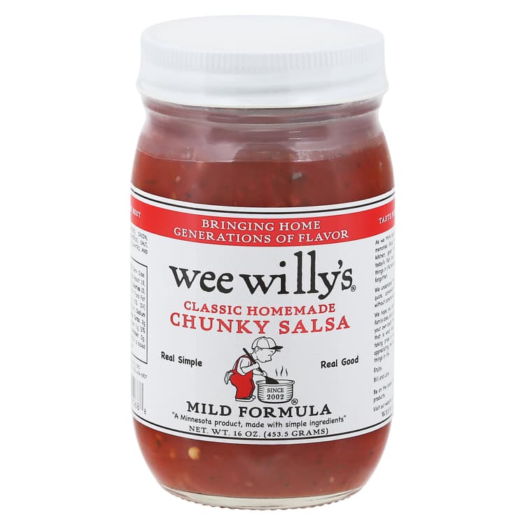Wee Willy'S Chunky Salsa, Mild Formula