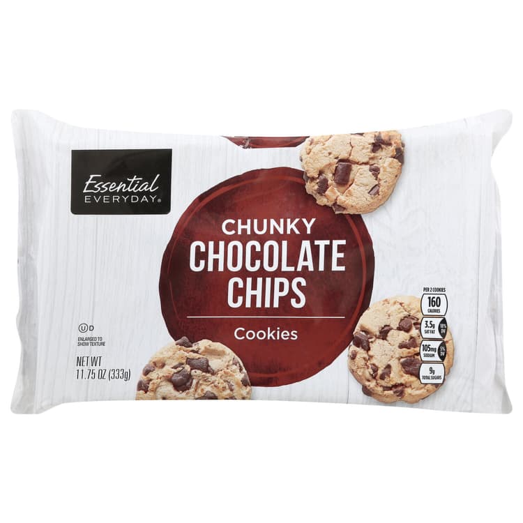 Essential Everyday Cookies, Chocolate Chips, Chunky