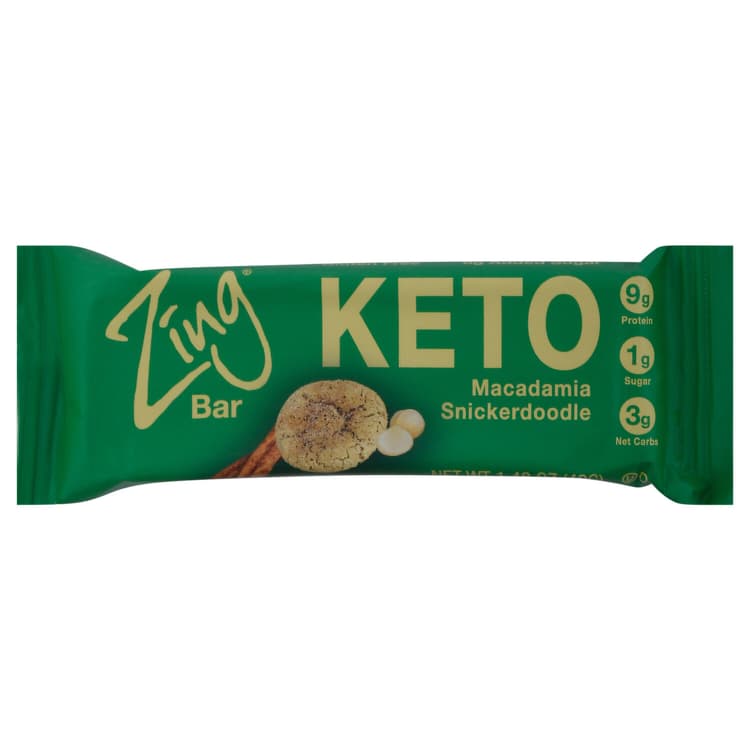 Zing Bar, Macadamia Snickerdoodle, Keto