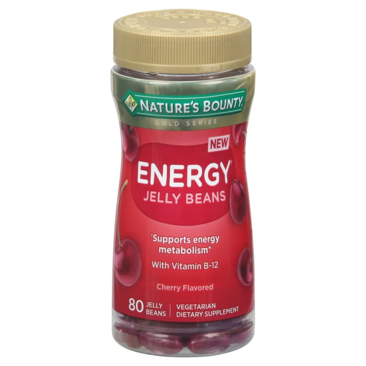 Nature'S Bounty Energy, Jelly Beans, Cherry Flavored