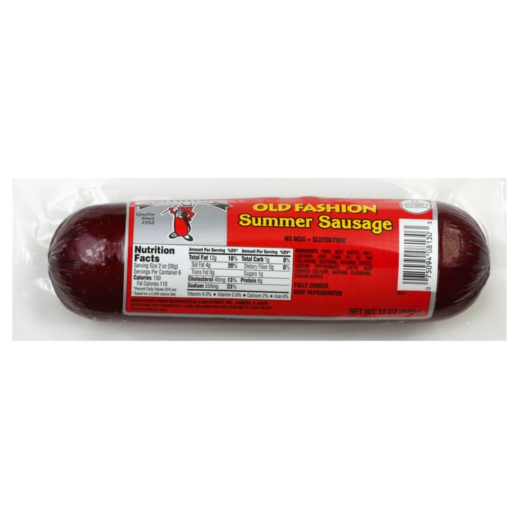 Ambassador Summer Sausage, Old Fashion