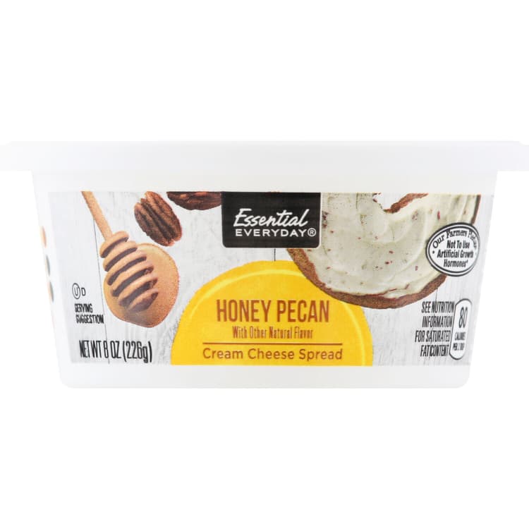 Essential Everyday Cream Cheese Spread, Honey Pecan