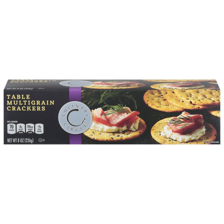 Culinary Circle Crackers, Table, Multigrain