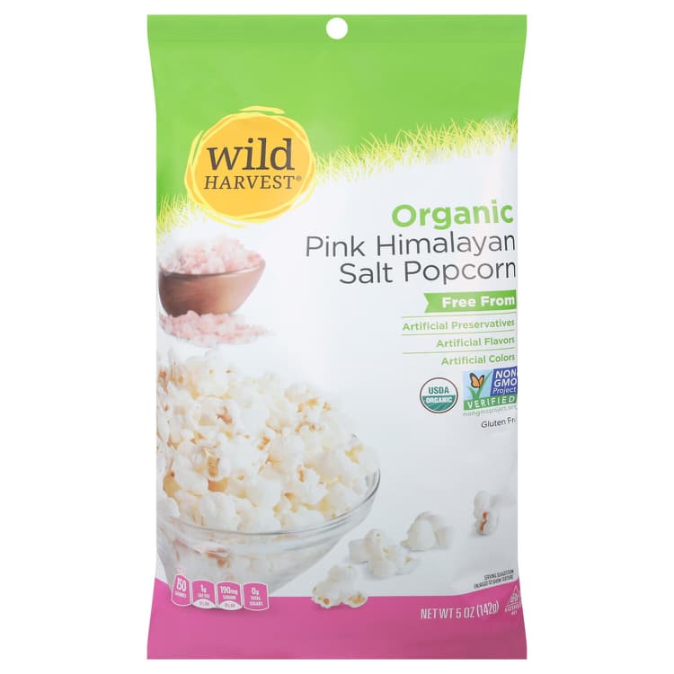 Wild Harvest Organic Himalayan Salt Popcorn