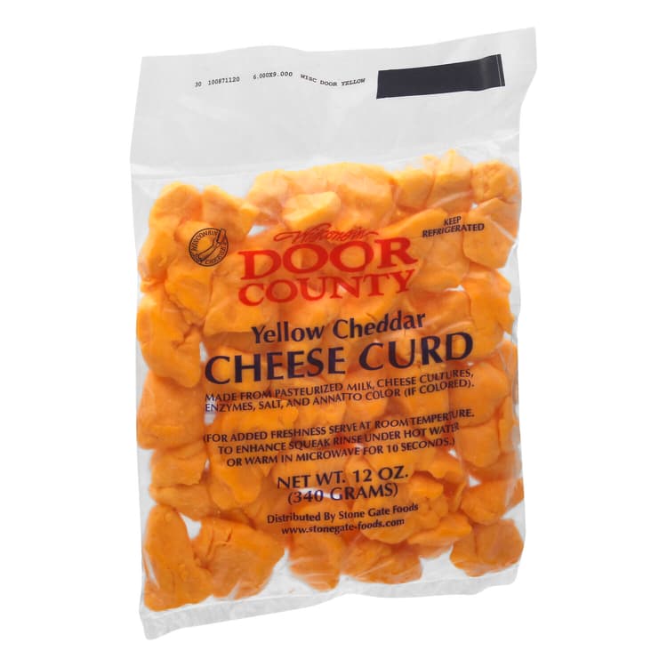 Door County Cheese Curd, Yellow Cheddar