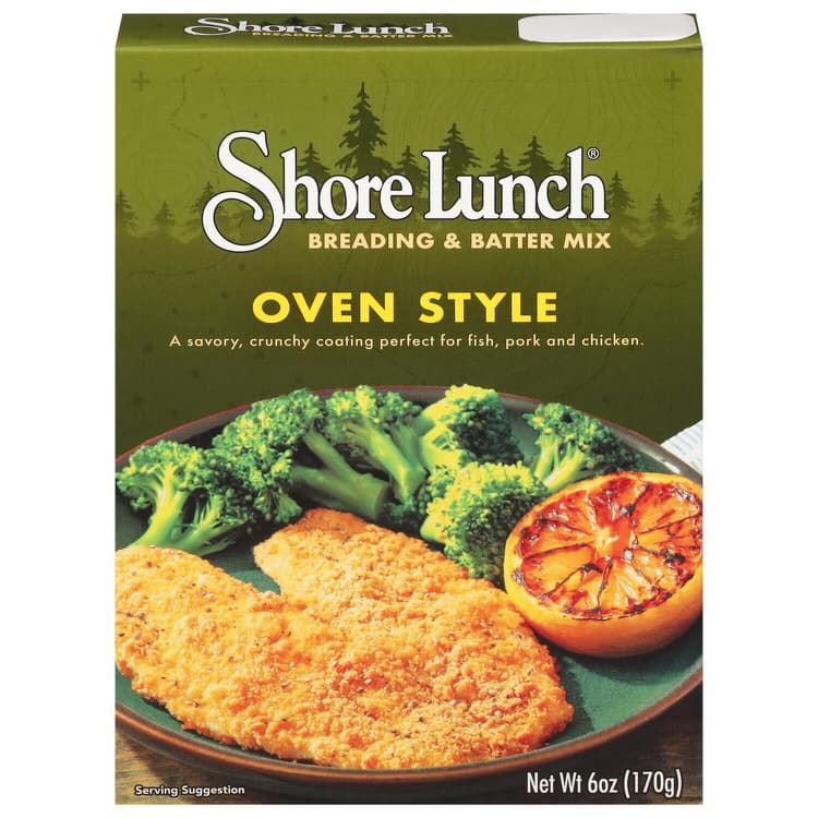 Shore Lunch Breading Mix, Fish, Oven Style