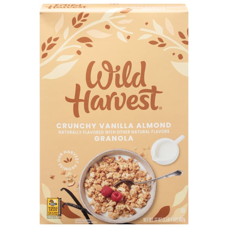 Wild Harvest Granola, Almond, Crunchy Vanilla