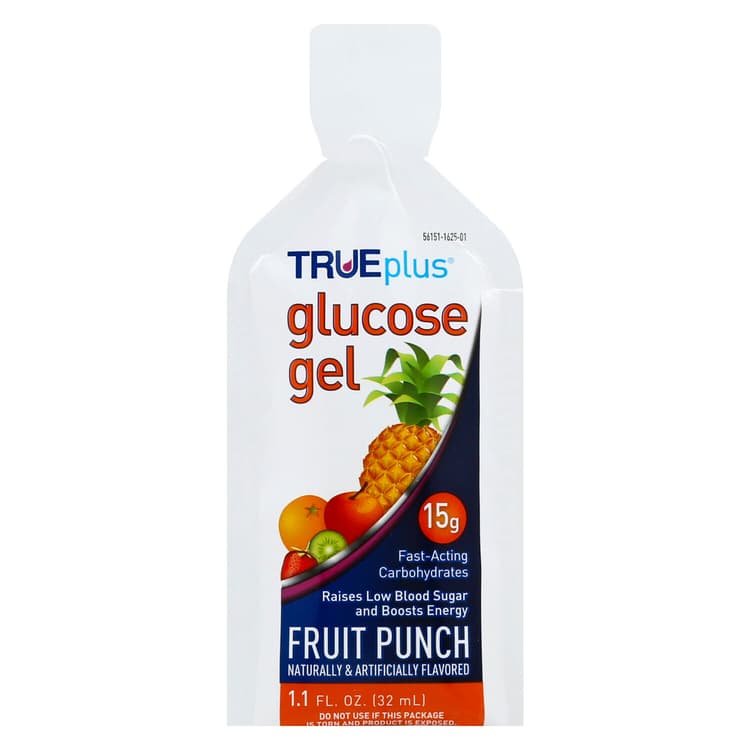 Trueplus Glucose Gel, Fruit Punch