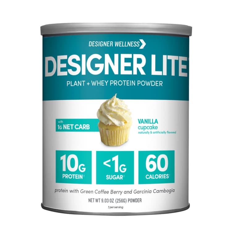 Designer Protein Lite Protein Vanilla Cupcake Protein Powder