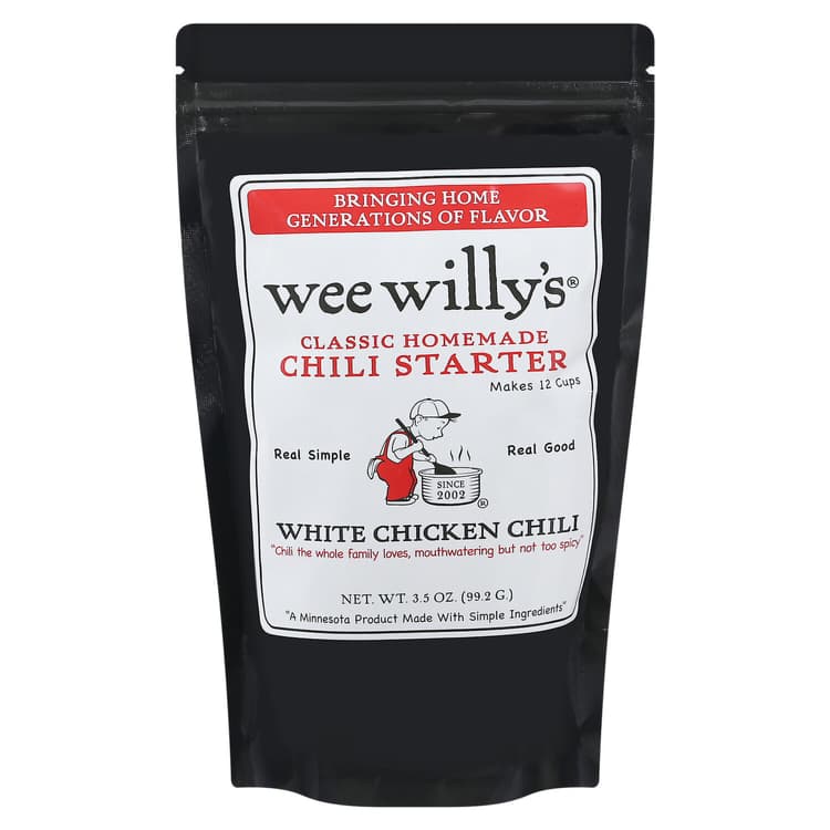 Wee Willy'S Chili Starter, White Chicken