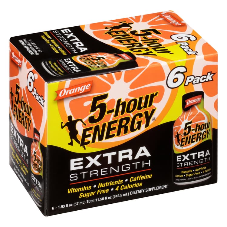5-Hour Energy Energy Shot, Orange, Extra Strength