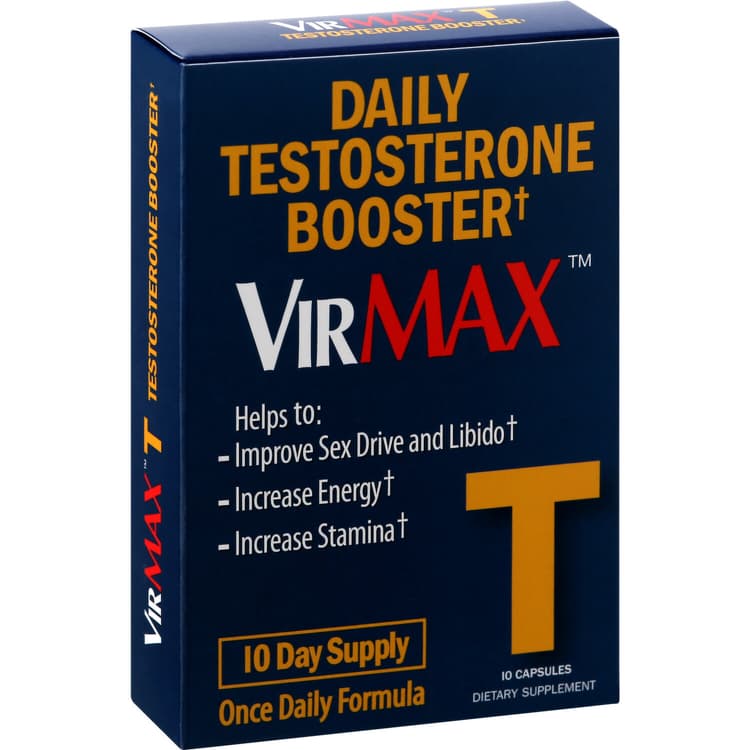 Virmax Testosterone Booster, Daily, Capsules