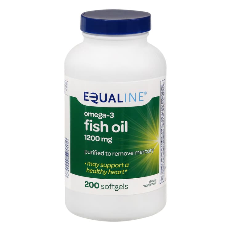 Equaline Fish Oil, Omega-3, Softgels