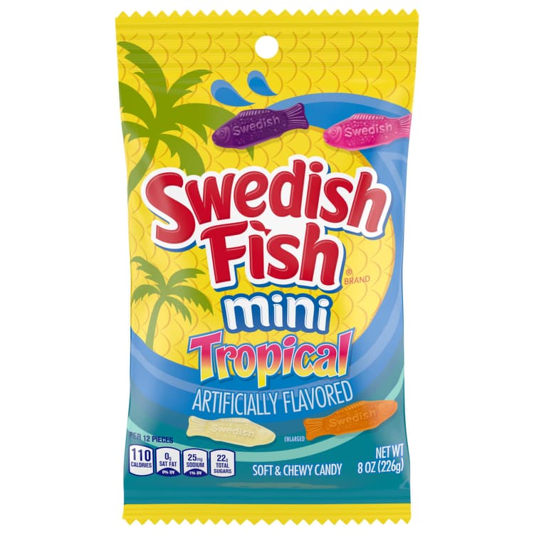 Swedish Fish Mini Tropical Soft & Chewy Candy