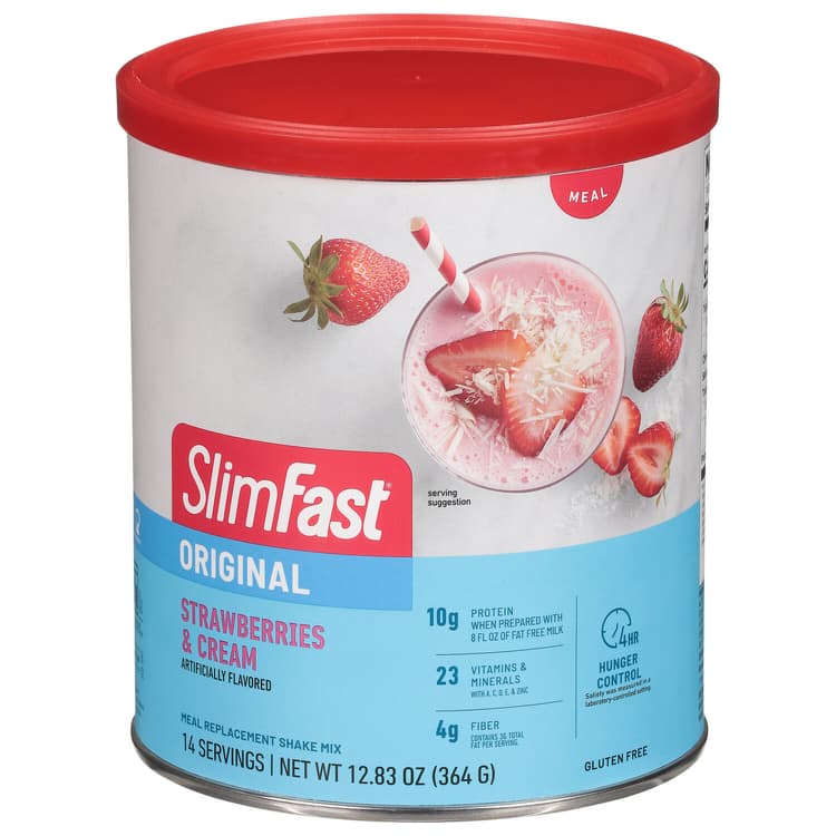 Slim-Fast Optima, Strawberry Supreme Shake Powder
