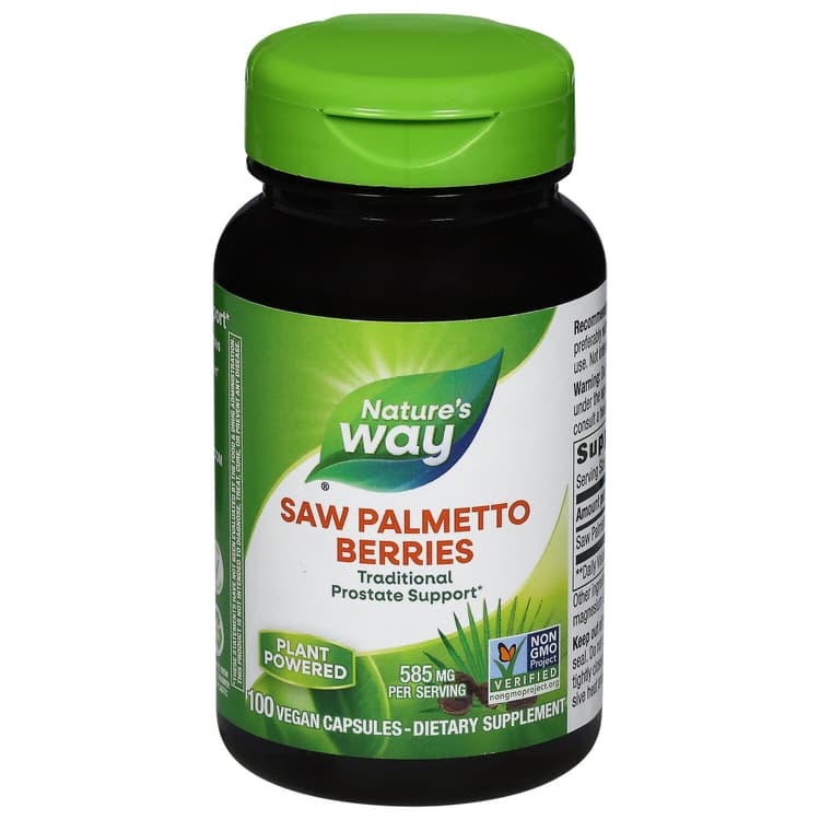 Nature'S Way Saw Palmetto, Vegetarian Capsules, Berries