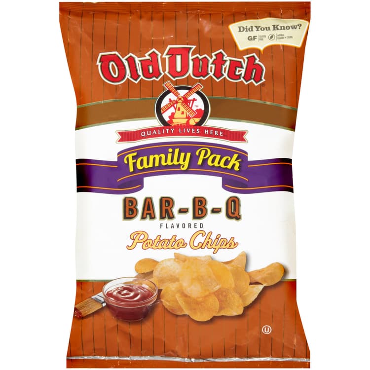 Old Dutch Family Pack Bar-B-Que Potato Chips