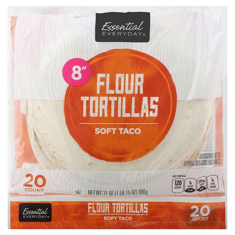 Essential Everyday Flour Tortillas, Soft Taco