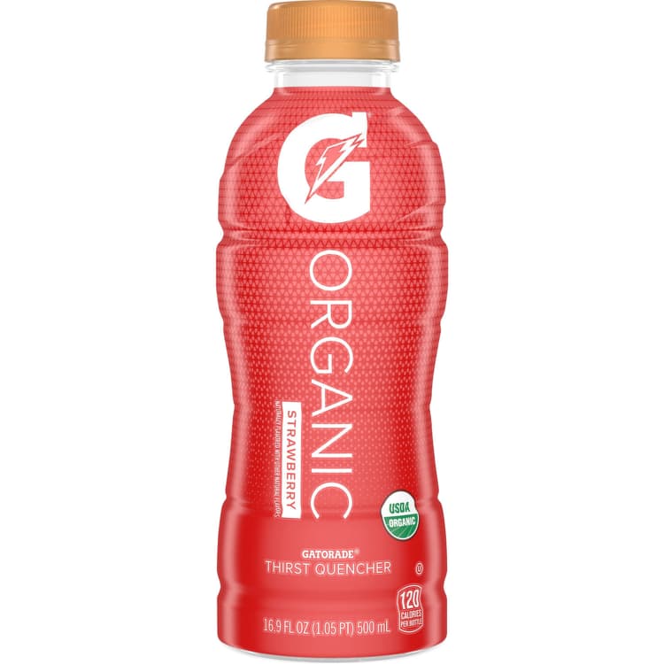 Gatorade Thirst Quencher, Organic, Strawberry