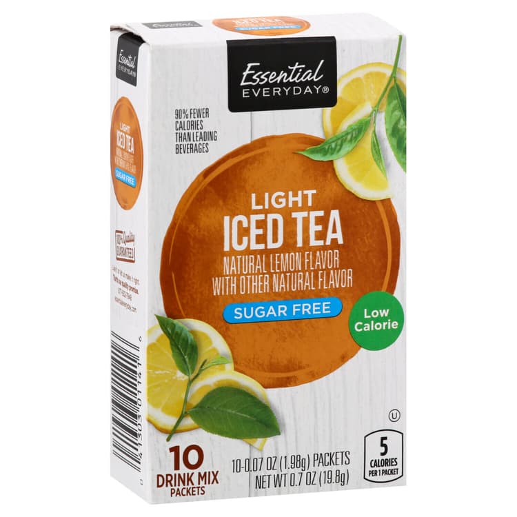 Essential Everyday Light Sugar Free Lemon Flavor Iced Tea