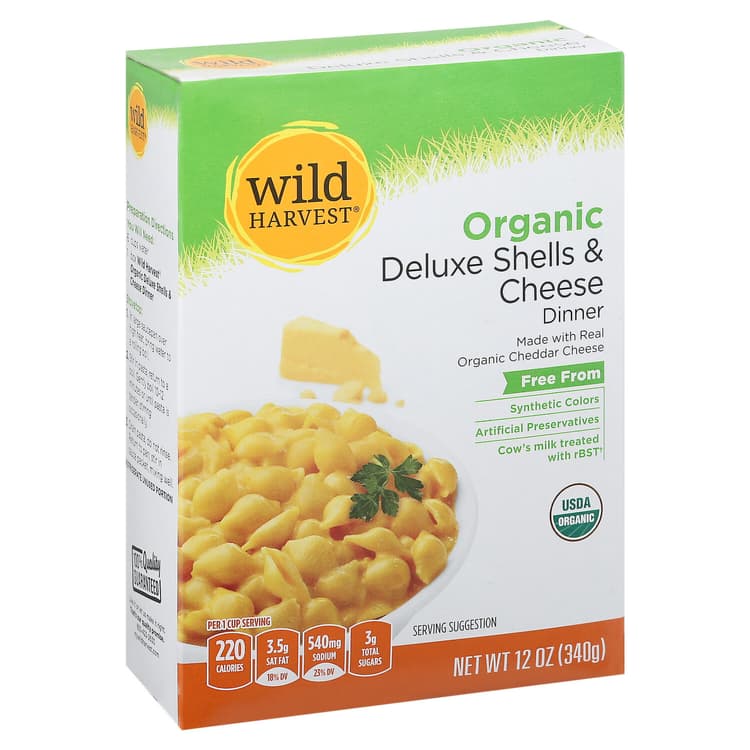 Wild Harvest Organic Deluxe Shells & Cheese Dinner