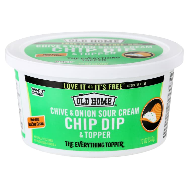 Old Home Chive & Onion Sour Cream Chip Dip & Topper