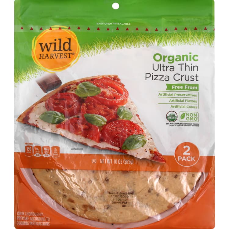Wild Harvest Pizza Crust, Organic, Ultra Thin