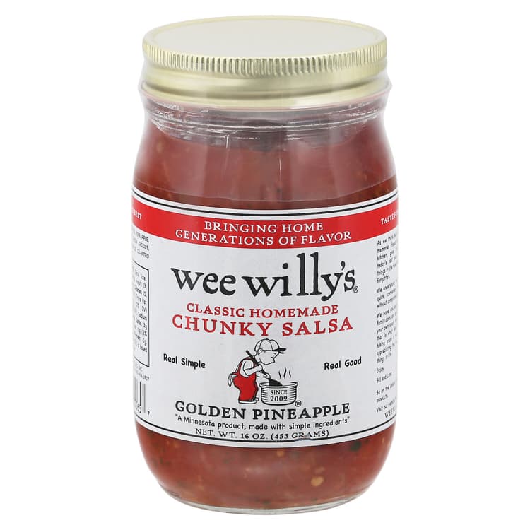 Wee Willy'S Chunky Salsa, Golden Pineapple