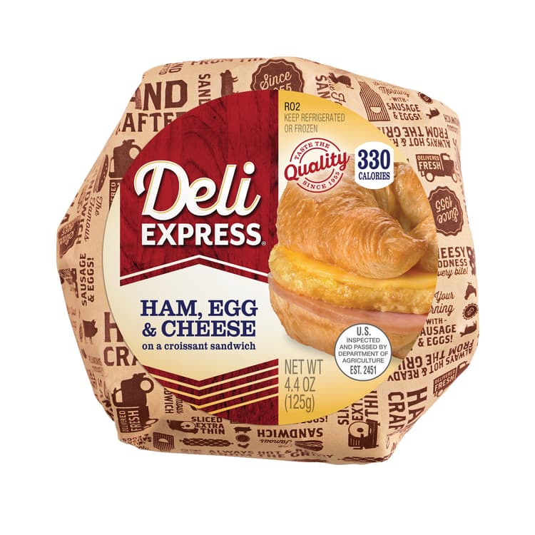 Deli Express Ham, Egg & Cheese Croissant Sandwich