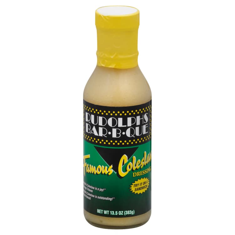 Rudolphs Bar-B-Que Dressing, Famous Coleslaw