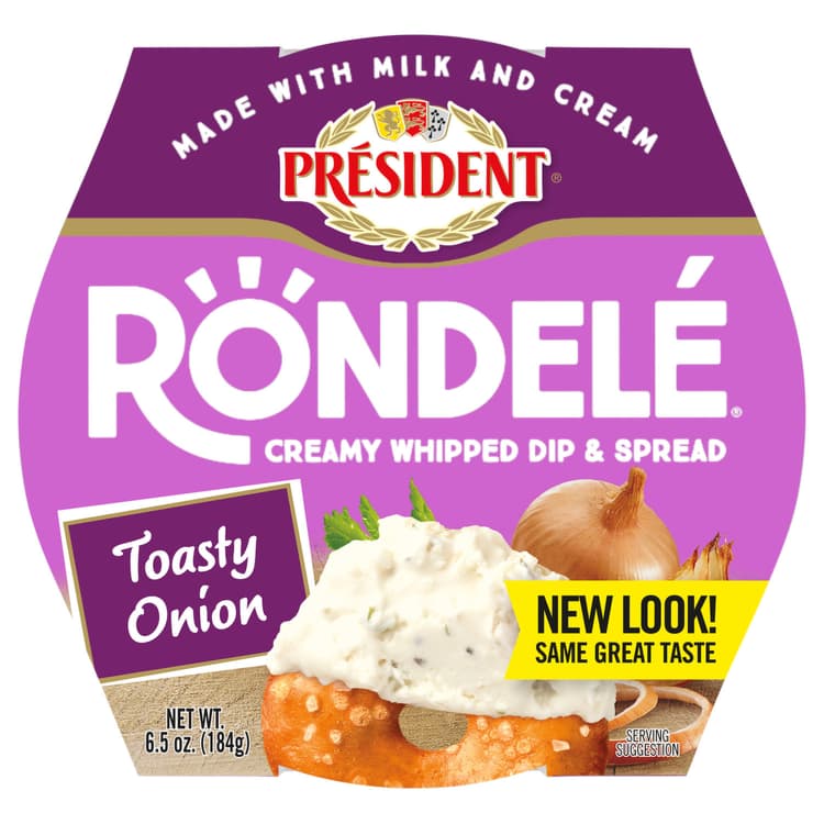 President Dip & Spread, Toasty Onion, Creamy Whipped