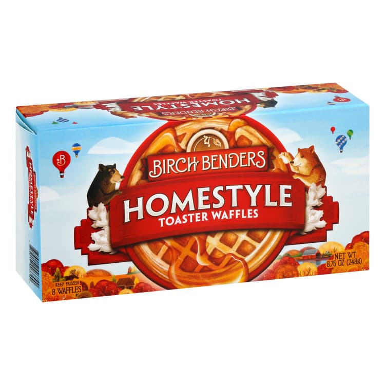 Birch Benders Toaster Waffles, Homestyle