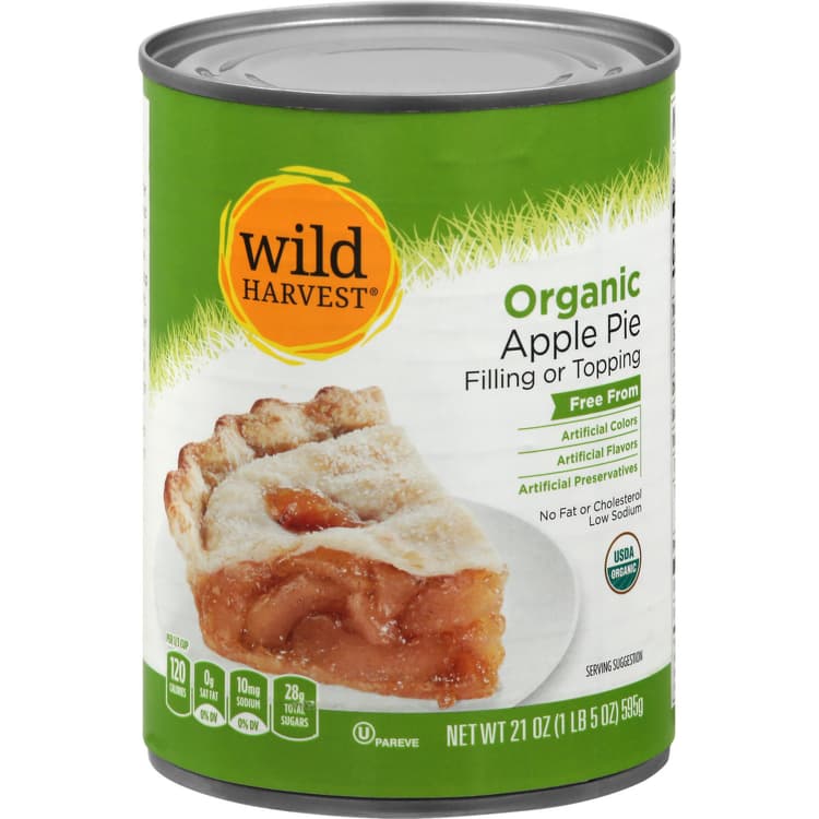 Wild Harvest Filling Or Topping, Organic, Apple Pie