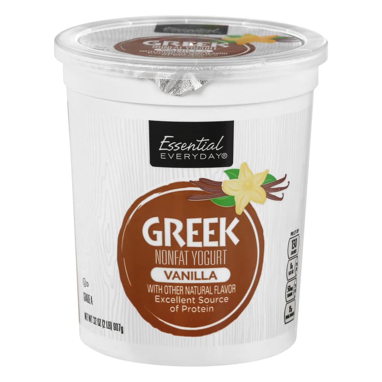 Essential Everyday Yogurt, Greek, Nonfat, Vanilla