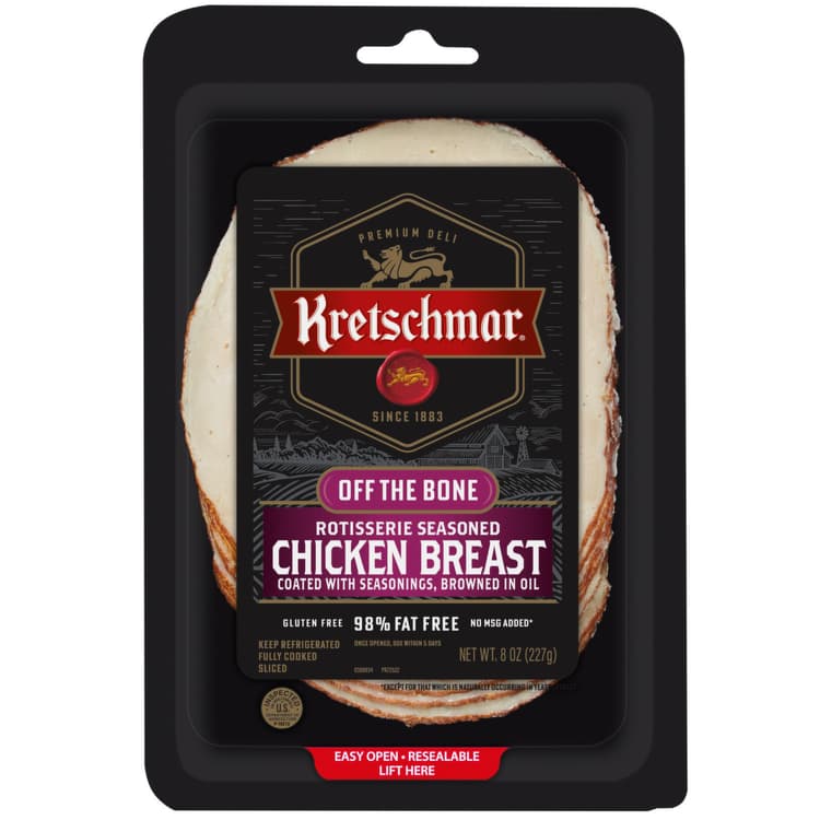 Kretschmar Off The Bone Rotisserie Seasoned Chicken Breast