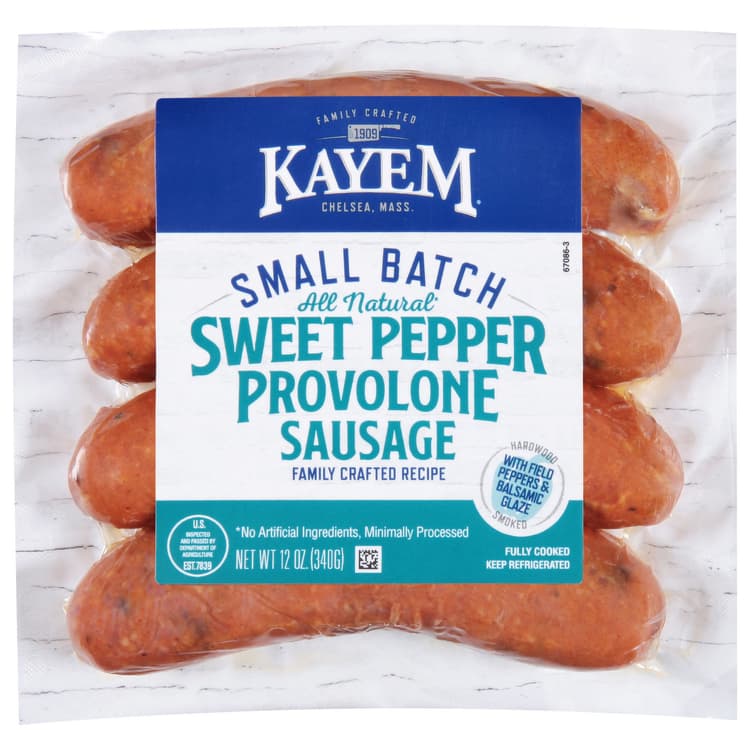 Kayem Sausage, Sweet Pepper Provolone