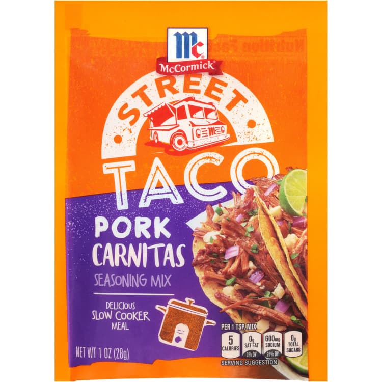 Mccormick Street Taco Pork Carnitas Seasoning Mix